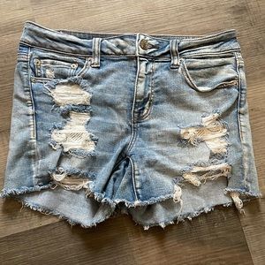 American eagle denim midi shortie